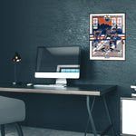 Phenom Gallery Edmonton Oilers 40th Anniversary 2 of 4 Framed Serigraph Print