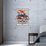 Phenom Gallery Edmonton Oilers 40th Anniversary 4 of 4 Deluxe Framed Serigraph Print