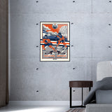 Phenom Gallery Edmonton Oilers 40th Anniversary 4 of 4 Deluxe Framed Serigraph Print