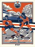 Phenom Gallery Edmonton Oilers 40th Anniversary 4 of 4 Serigraph (Printer Proof)