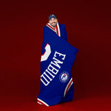 Sleep Squad Philadelphia 76ers Joel Embiid 60” x 80” Raschel Plush Blanket