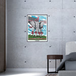 Phenom Gallery Alabama Crimson Tide Championship History 18"x 24" Deluxe Framed Serigraph