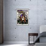 Phenom Gallery LSU 2021 Schedule 18" x 24" Deluxe Framed Serigraph