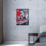 Phenom Gallery Atlanta Braves '21 World Series Champs 18" x 24" Deluxe Framed Serigraph