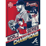 Phenom Gallery Atlanta Braves '21 World Series Champs 18" x 24" Deluxe Framed Serigraph