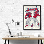 Phenom Gallery LA Angels Shohei Ohtani 18" x 24" Deluxe Frame Serigraph Print