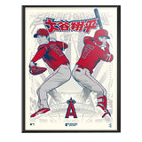 Phenom Gallery LA Angels Shohei Ohtani 18" x 24" Deluxe Frame Serigraph Print
