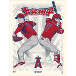 Phenom Gallery LA Angels Shohei Ohtani 18" x 24" Deluxe Frame Serigraph Print
