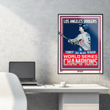 Phenom Gallery Los Angeles Dodgers Corey Seager 2020 World Series Champs Deluxe Framed Print