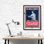 Phenom Gallery Los Angeles Dodgers Corey Seager 2020 World Series Champs Print