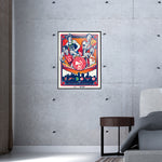 Phenom Gallery Atlanta Hawks 50th Anniversary In Atlanta 18" x 24" Serigraph