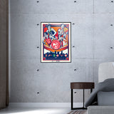 Phenom Gallery Atlanta Hawks 50th Anniversary In Atlanta 18" x 24" Serigraph