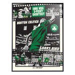 Phenom Gallery Boston Celtics Larry Bird Legendary Moment 18" x 24" Deluxe Framed Serigraph