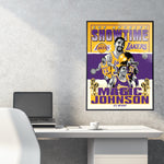 Phenom Gallery Los Angeles Lakers "Showtime" Magic Johnson Deluxe Framed Serigraph Print