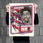 Phenom Gallery Julius "Dr. J." Erving 1976 ABA Slam Dunk Deluxe Framed Serigraph Print