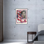 Phenom Gallery Julius "Dr. J." Erving 1976 ABA Slam Dunk Deluxe Framed Serigraph Print