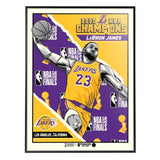Phenom Gallery Los Angeles Lakers 2020 NBA Champions LeBron James 18" x 24" Serigraph