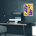 Phenom Gallery Los Angeles Lakers 2020 NBA Champions LeBron James 18" x 24" Serigraph