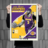 Phenom Gallery Los Angeles Lakers Anthony Davis '20 Champs Limited Edition Deluxe Framed Serigraph