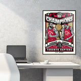 Phenom Gallery Toronto Raptors '19 NBA Champs Limited Edition Deluxe Framed Serigraph