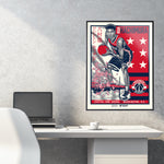 Phenom Gallery Washington Wizards Rui Hachimura Limited Edition Deluxe Framed Serigraph Print