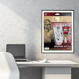 Phenom Gallery San Francisco 49ers George Kittle 18" x 24" Deluxe Framed Serigraph