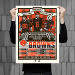 Phenom Gallery Cleveland Browns '19 Season 18" x 24" Deluxe Framed Serigraph