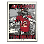 Phenom Gallery Tampa Bay Buccaneers Tom Brady 18" x 24" Deluxe Framed Serigraph