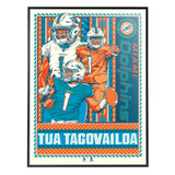 Phenom Gallery Miami Dolphins Tua Tagovailoa 18" x 24" Serigraph