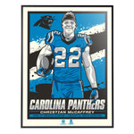 Phenom Gallery Carolina Panthers Christian McCaffrey 18" x 24" Serigraph