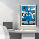 Phenom Gallery Carolina Panthers Christian McCaffrey 18" x 24" Serigraph