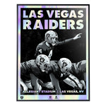 Phenom Gallery Las Vegas Raiders Derek Carr 18" x 24" Deluxe Framed Foil Serigraph