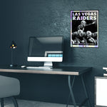 Phenom Gallery Las Vegas Raiders Derek Carr 18" x 24" Deluxe Framed Foil Serigraph