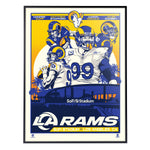 Phenom Gallery Los Angeles Rams Player '21 Star Players 18" x 24" Serigraph Print