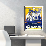 Phenom Gallery Los Angeles Rams Player '21 Star Players 18" x 24" Deluxe Framed Serigraph