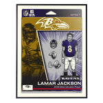 Phenom Gallery Baltimore Ravens Lamar Jackson Action Figure Serigraph