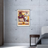 Phenom Gallery Washington Football Team Chase Young 18" x 24" Deluxe Framed Serigraph