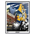 Phenom Gallery Nashville Predators Gnash Mascot 18" x 24" Serigraph