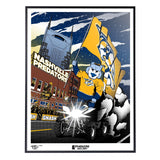 Phenom Gallery Nashville Predators Gnash Mascot 18" x 24" Serigraph