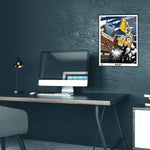 Phenom Gallery Nashville Predators Gnash Mascot 18" x 24" Serigraph