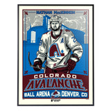 Phenom Gallery Colorado Avalanche Nathan MacKinnon 18" x 24" Deluxe Framed Serigraph