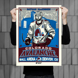 Phenom Gallery Colorado Avalanche Nathan MacKinnon 18" x 24" Deluxe Framed Serigraph