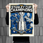Phenom Gallery St. Louis Blues 2019 Stanley Cup Champions Limited Edition Deluxe Framed Serigraph