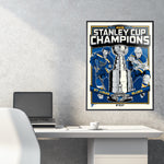 Phenom Gallery St. Louis Blues 2019 Stanley Cup Champions Limited Edition Deluxe Framed Serigraph