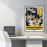 Phenom Gallery Boston Bruins 2011 Stanley Cup Champions 10th Anniversary 18" x 24" Deluxe Framed Serigraph