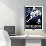 Phenom Gallery Tampa Bay Lightning 2020 Stanley Cup Champions Brayden Point 18" x 24" Serigraph