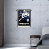 Phenom Gallery Tampa Bay Lightning 2020 Stanley Cup Champions Brayden Point 18" x 24" Serigraph