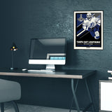 Phenom Gallery Tampa Bay Lightning 2020 Stanley Cup Champions Brayden Point 18" x 24" Serigraph