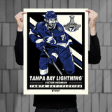 Phenom Gallery Tampa Bay Lightning '20 Stanley Cup Champions Victor Hedman Deluxe Framed Serigraph