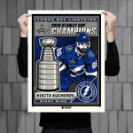 Phenom Gallery Tampa Bay Lightning Nikita Kucherov '20 Stanley Cup Champs Deluxe Framed Print
